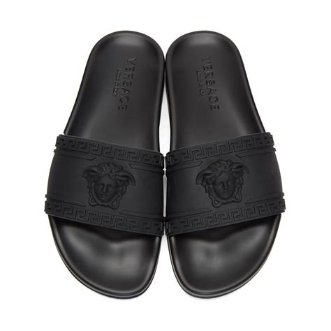 men versace slides